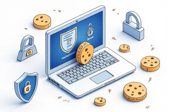Illustration of browser cookies and privacy settings